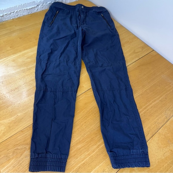 Polo Ralph Lauren Cotton Poplin Jogger Pant Boys X-14/16 Blue Elastic Waist - Picture 4 of 11